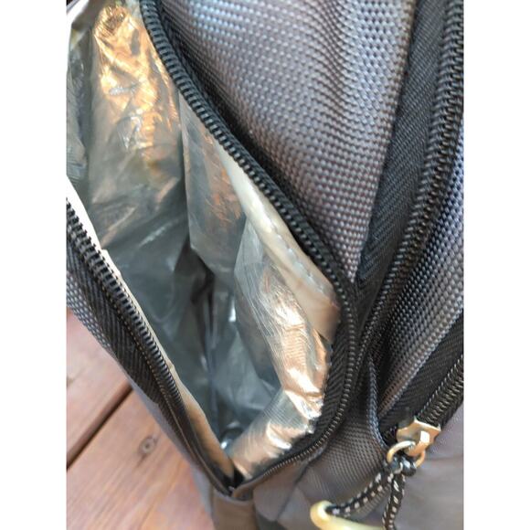 Columbia Summit Rush Backpack Diaper Bag Grey w/Changing Pad & Car Window Shades - Picture 8 of 16